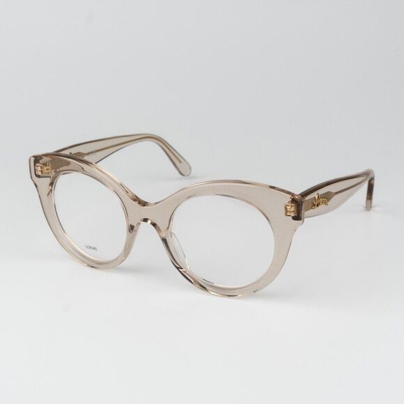 Loewe CURVY Women Eyeglasses Brown Round LW50074I 057 NEW AUTHENTIC main image 4